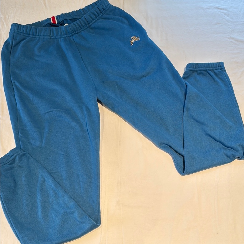 Women's Tracksmith Ocean Blue Midweight Sweatpants in Small